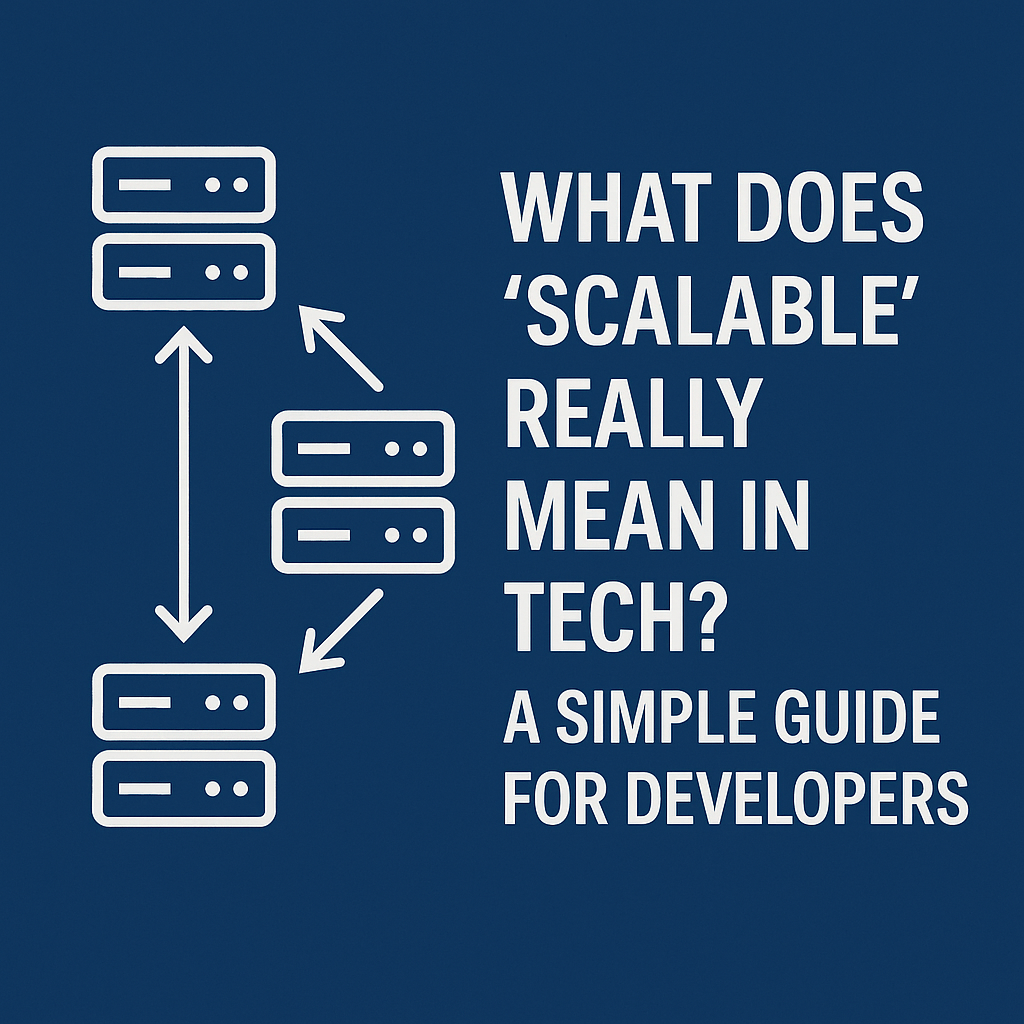 🧠What Does “Scalable” Really Mean?